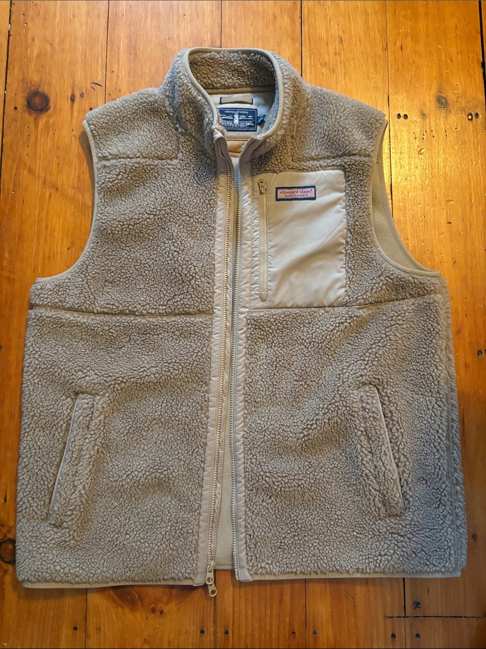 Men’s Vineyard Vines Super Shep Vest - Cream